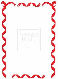 Ribbon Border Vector 220x300 Ribbon Border Vector