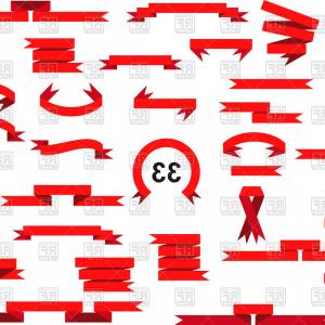 Red Ribbon Banners Vector Clipart Cqrecords 300x300 Red Ribbon Banners Vector Clipart Cqrecords