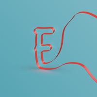 200x200 Ribbon Font Free Vector Art