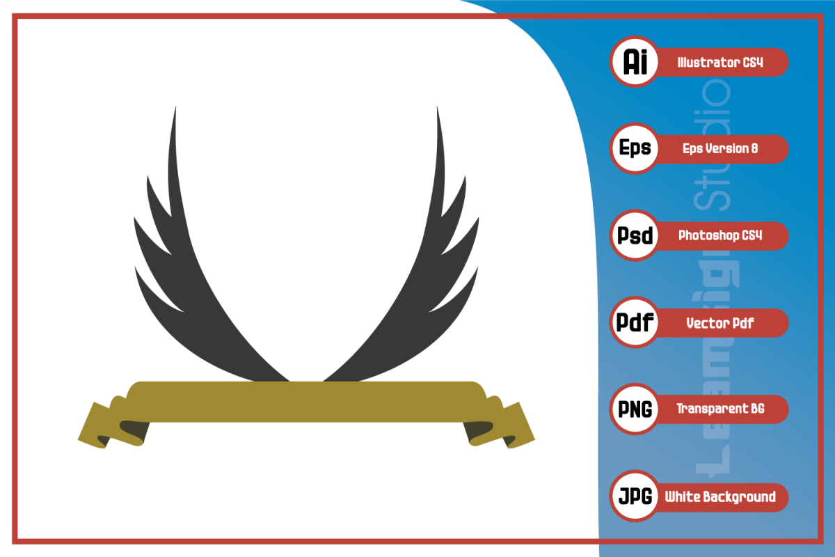 1200x800 Wings Ribbon Logo