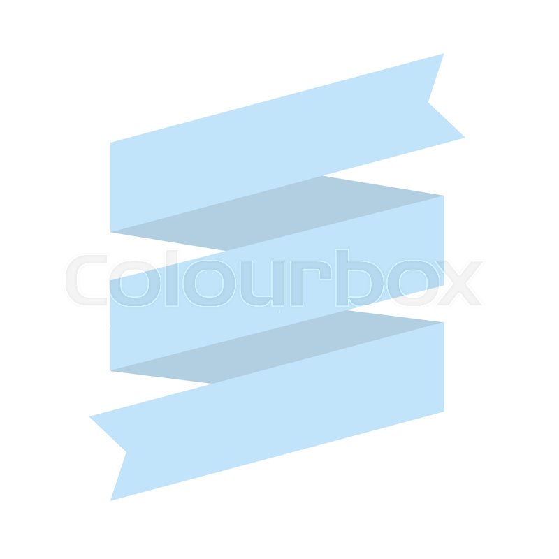 800x800 Spiral Light Blue Ribbon For Sign Stock Vector Colourbox