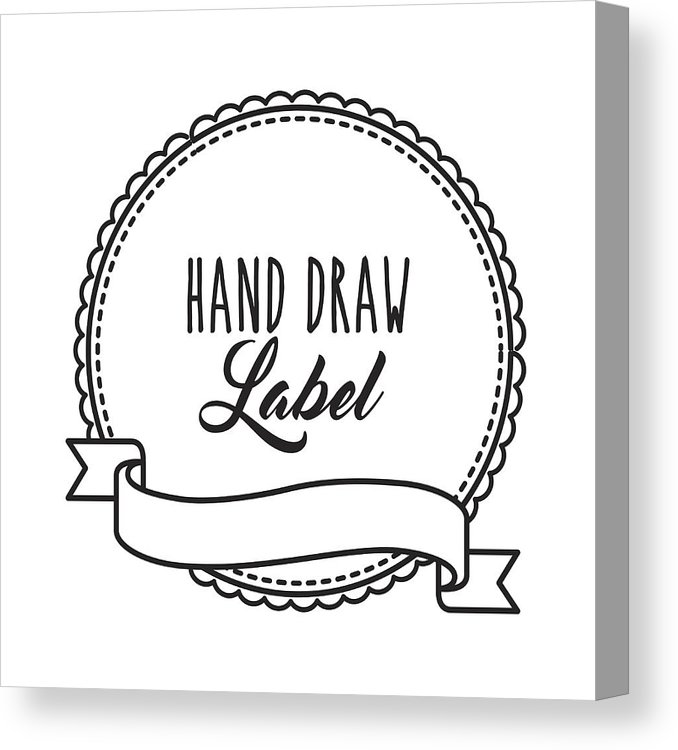 678x750 Seal Stamp With Ribbon Icon Hand Draw Label Design Vector Grap