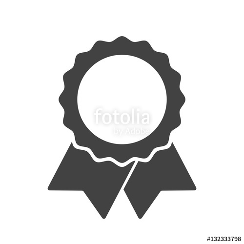 500x500 Seal Ribbon Icon Vector Stock Image And Royalty Free Vector
