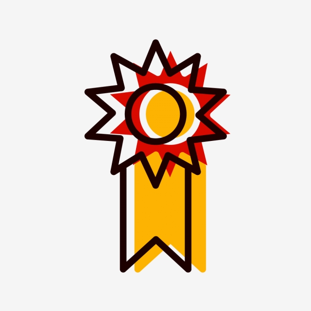 640x640 Vector Ribbon Icon, Achievement, Reward, Ribbon Png And Vector