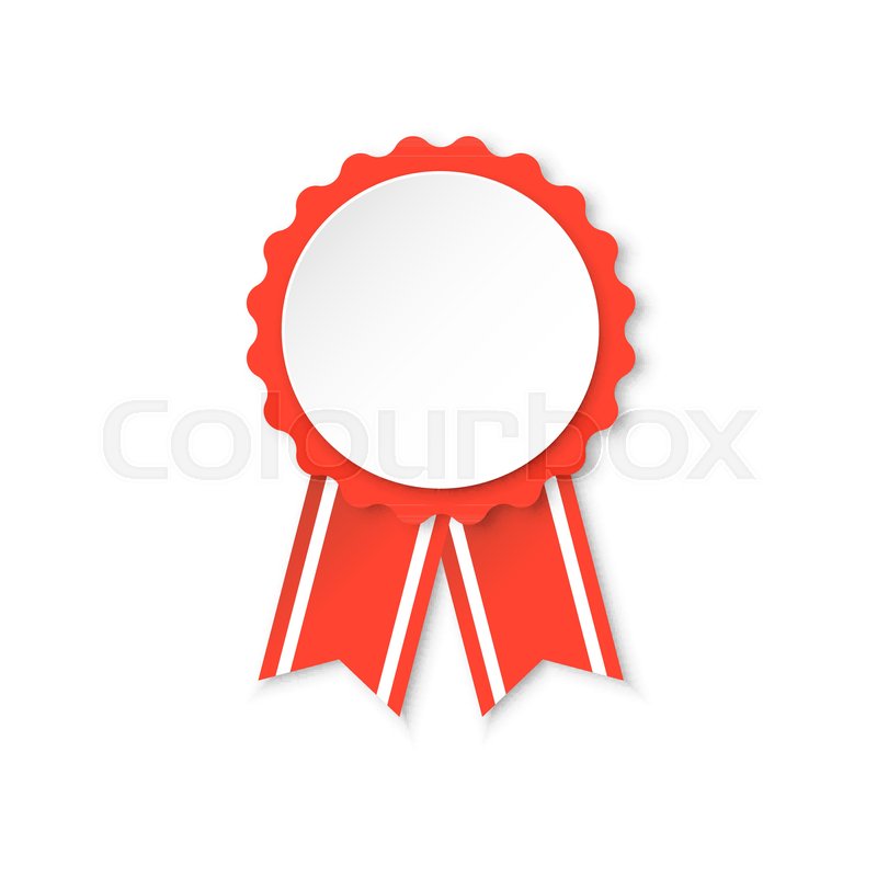 800x800 Award Ribbon Icon Medal Badge Stock Vector Colourbox
