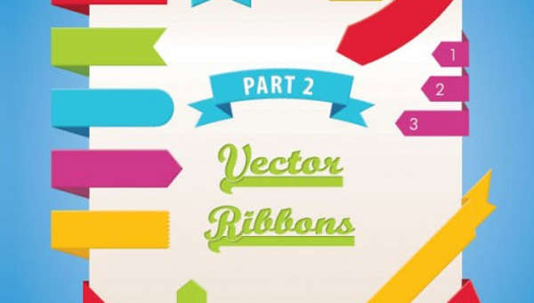 Ribbon Vectors 600x340 Ribbon Vectors