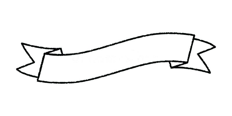 800x400 Single Blank Vintage Ribbon Banner Vector Logo Design Royalty Free