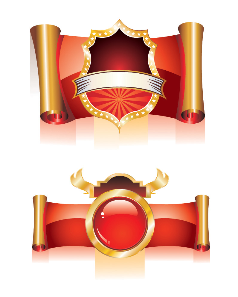 796x992 Europeanstyle Ribbon Scroll Icon