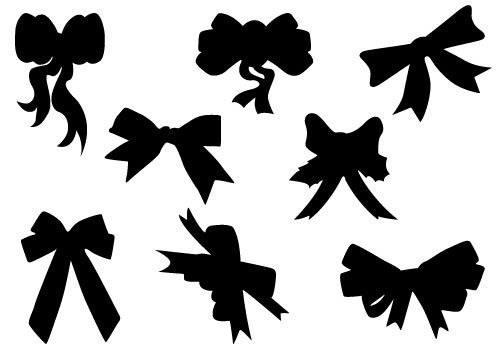 Christmas Ribbon Silhouette Vector Downloadsilhouette Clip Art 502x352 Christmas Ribbon Silhouette Vector Downloadsilhouette Clip Art