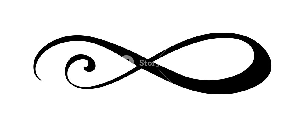 Infinity Calligraphy Vector Illustration Symbol Eternal Limitless 1000x418 Infinity Calligraphy Vector Illustration Symbol Eternal Limitless