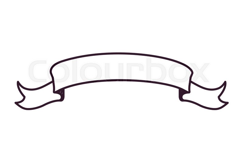 Ribbon Label Banner And Silhouette Stock Vector Colourbox 800x468 Ribbon Label Banner And Silhouette Stock Vector Colourbox