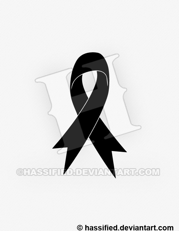 Support Ribbon Silhouette 590x760 Support Ribbon Silhouette