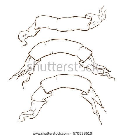 Sketch Of Set Vintage Ribbon Banners Vector Illustration 429x470 Sketch Of Set Vintage Ribbon Banners Vector Illustration