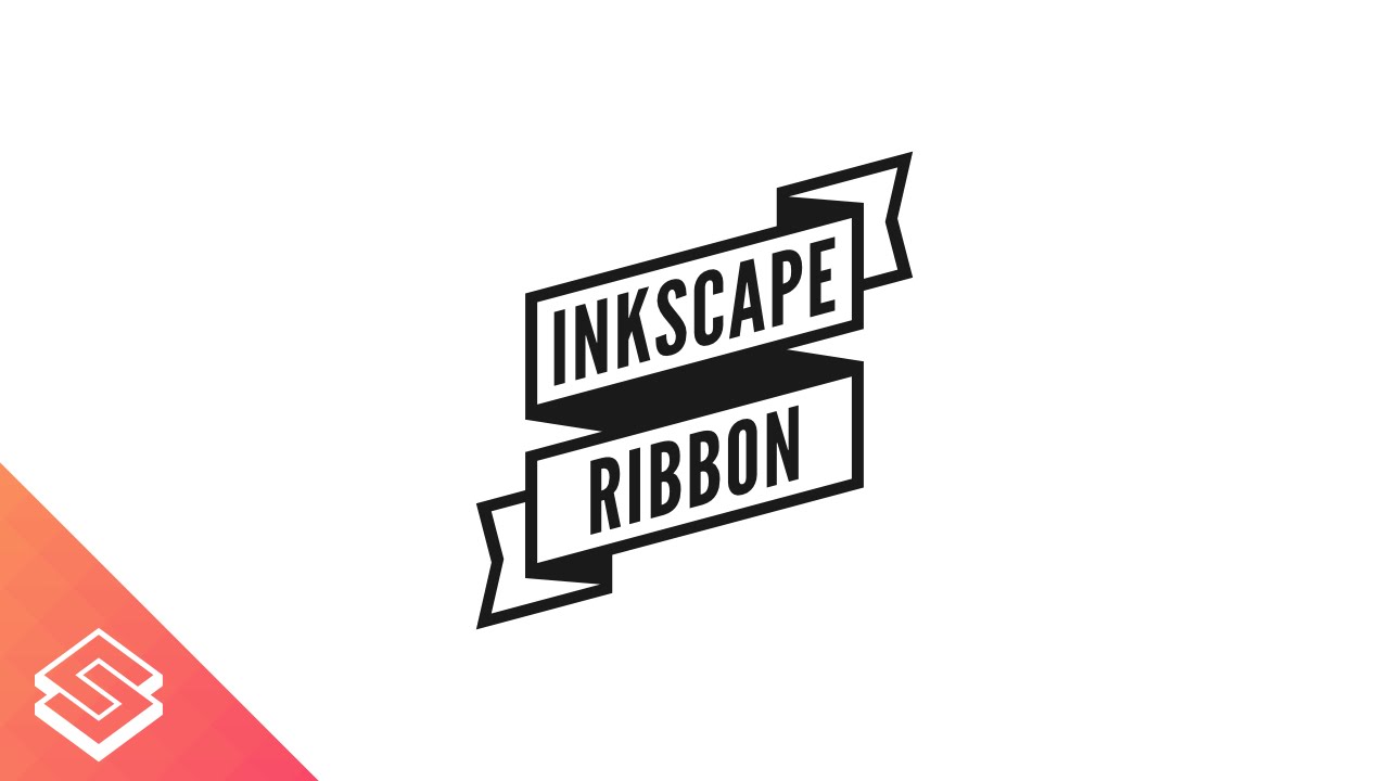 1280x720 Inkscape Tutorial Vector Ribbon With Text