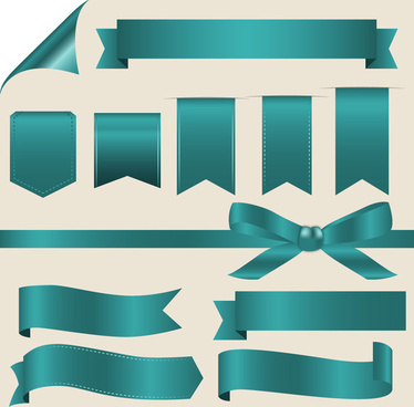 374x368 Blue Ribbon Bow Free Vector Download