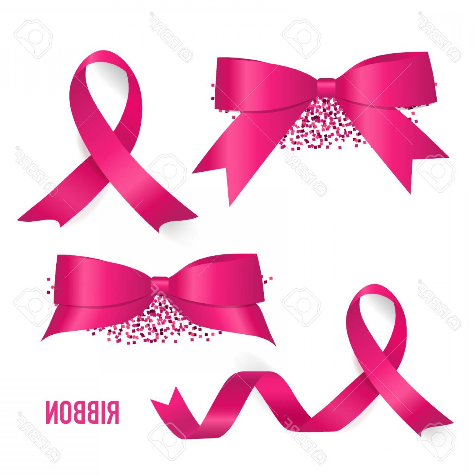 1560x1560 Pink Ribbon Vector Savoyuptown