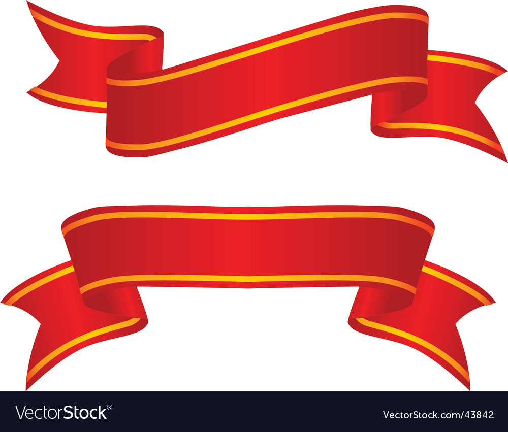 1000x851 Ribbon Vector Image