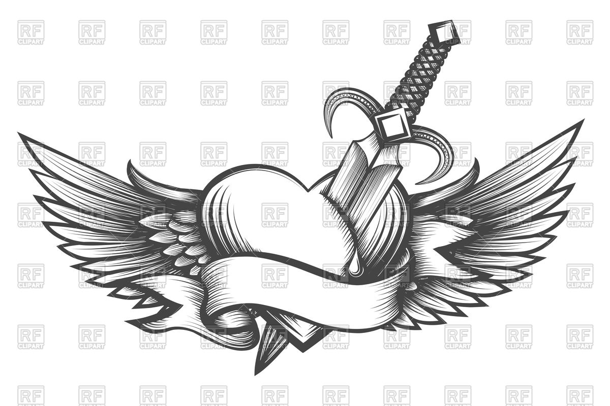 1200x800 Heart With Wings Pierced