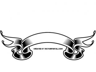 310x233 Ribbon Vector Black White Png Group With Items