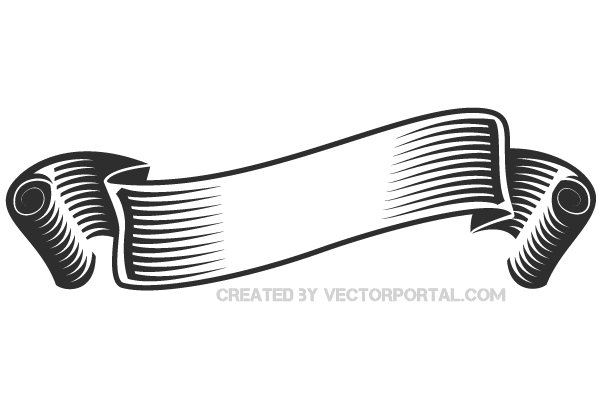 600x400 Png Ribbon Black And White Transparent Ribbon Black And White