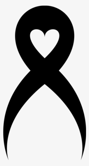 300x557 Black Ribbon Png, Transparent Black Ribbon Png Image Free Download