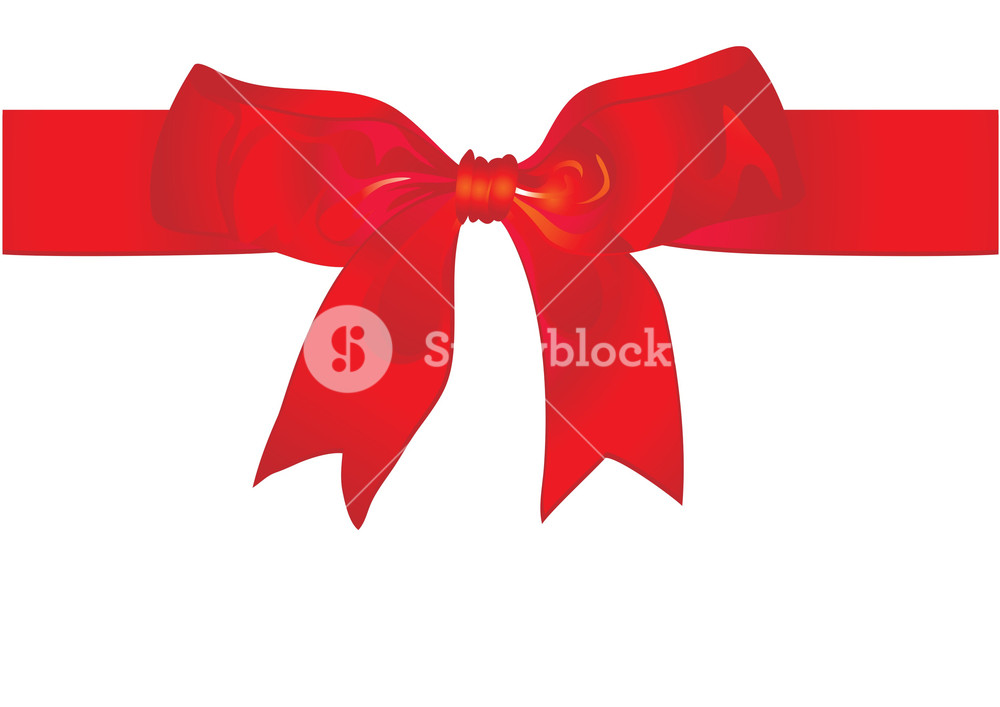 1000x707 Gift Ribbon Vector Illustration Royalty Free Stock Image