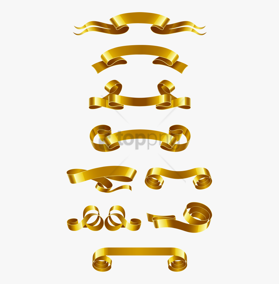 920x936 Black Ribbon Vector Png