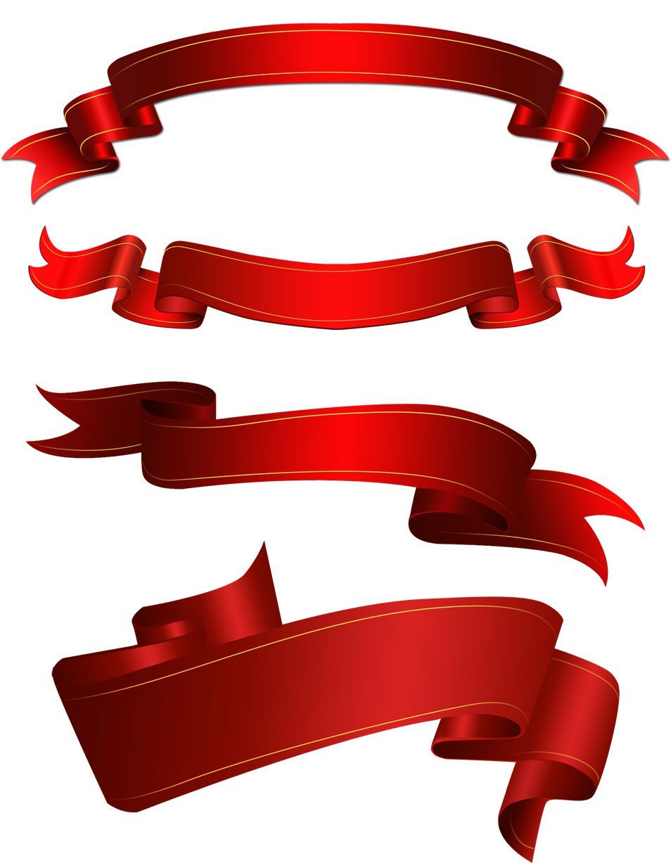 954x1227 Free Red Ribbons Freebies Graphicvector Website Ribbon