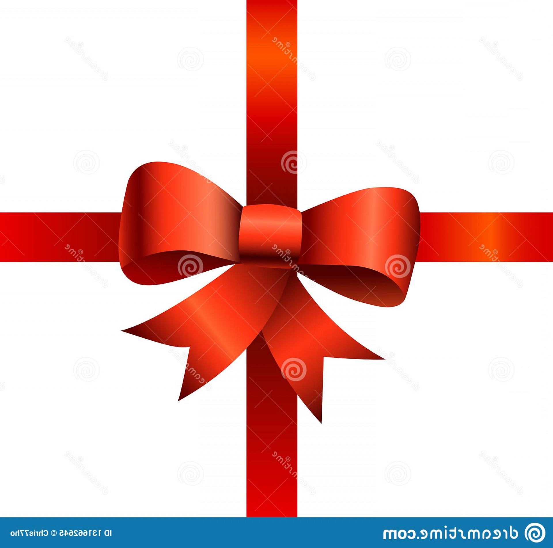 1920x1904 Red Glossy Looped Gift Ribbon Vector Illustration Image Handandbeak