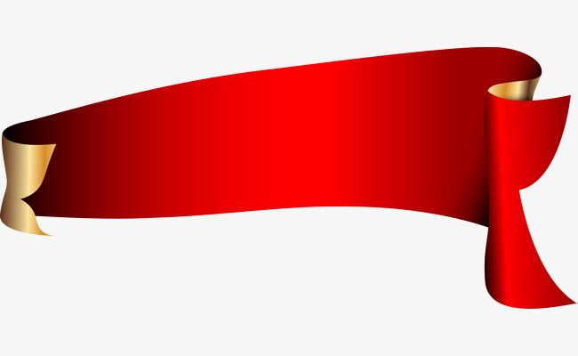 650x400 Red Ribbon Vector, Gules, Red Silk Strip, Label Png And Vector