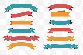 280x186 Ribbon Vector Images, Ribbon Vector Png, Free Download, Clipart