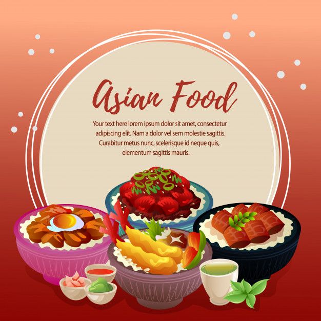 626x626 Asian Food Rice Bowl, Tempura, Takoyaki, Fish Bowl