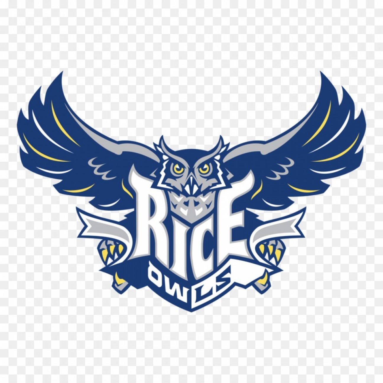1296x1296 Png Rice University Rice Owls Football Rice Owls Baseb Handandbeak