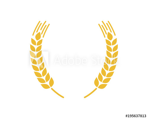 500x400 Golden Circle Wheat Rice Bakery Food Farm Agriculture Symbol Logo