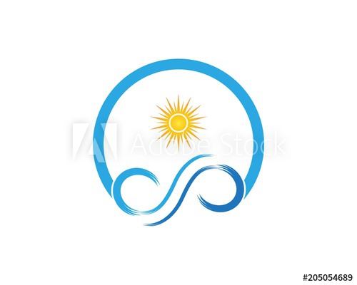 500x400 Sun Rice Logo Vector Template