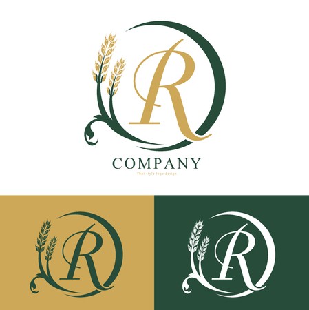 449x450 Rice Logo Vector Illustration Royalty Free Vector Graphics