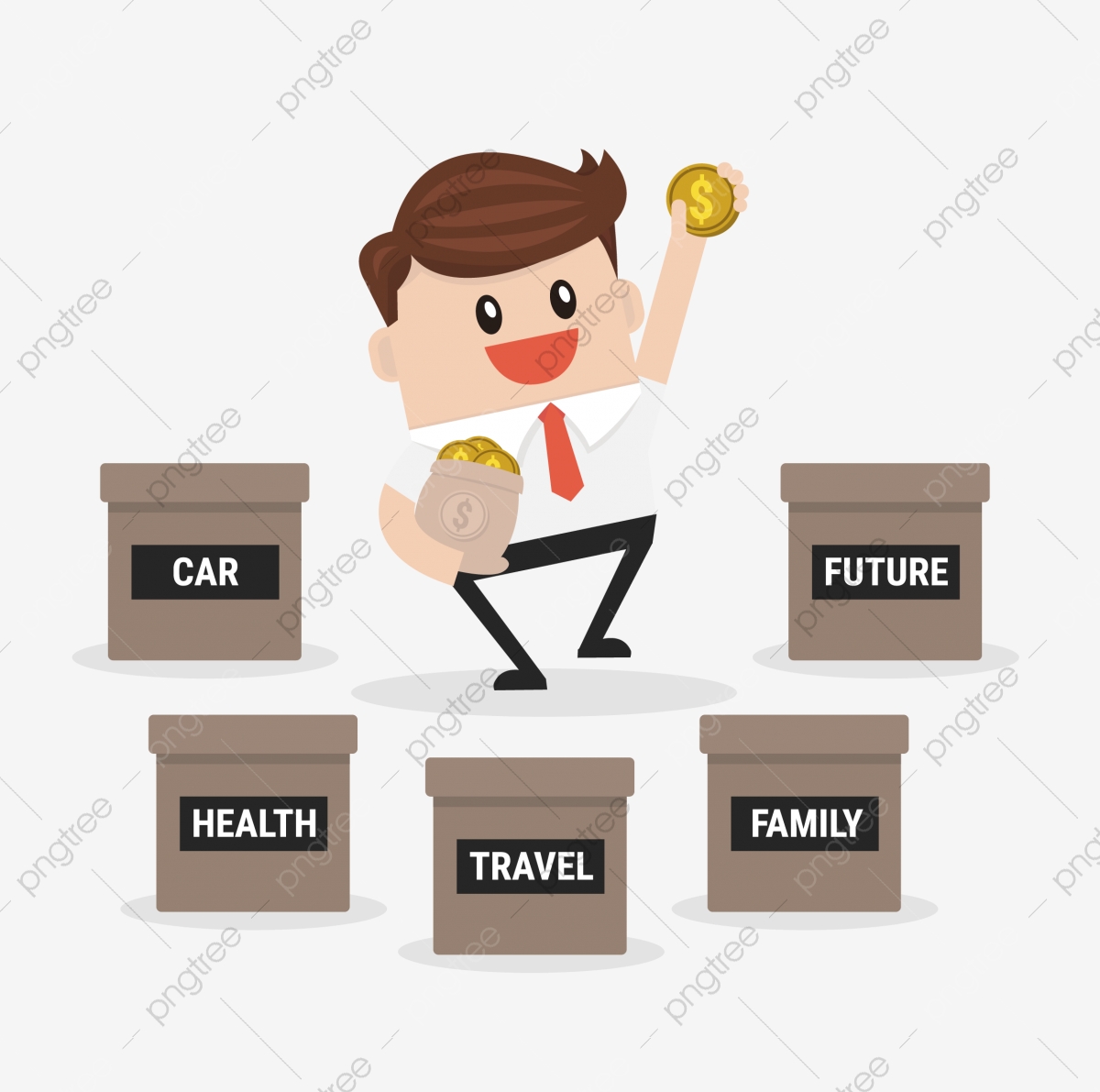 1200x1191 Vector Cartoon Pattern Rich Man Wealth Management, Cartoon Vector