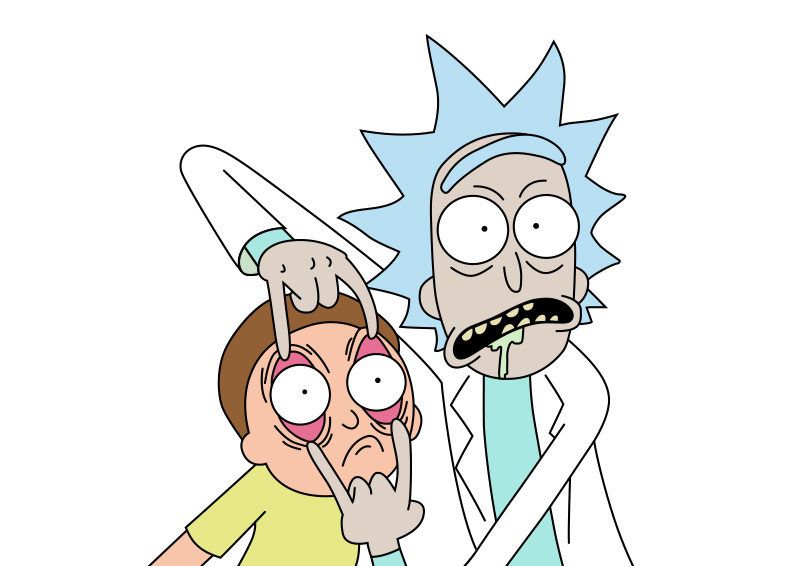800x566 Rick And Morty Free Vector