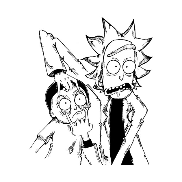 Free Free 331 Rick And Morty Svg Black And White SVG PNG EPS DXF File