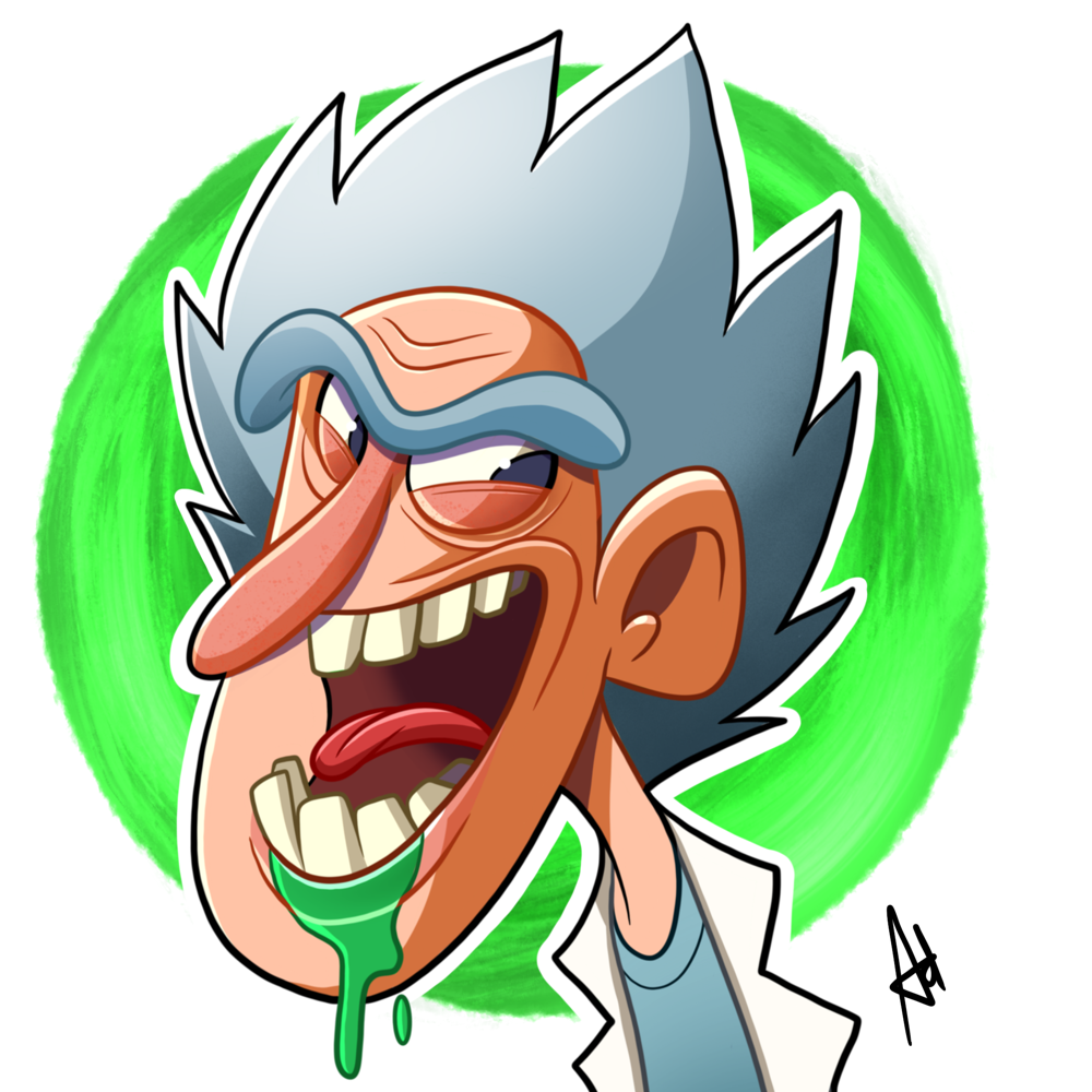 1000x1000 Rick And Morty Various Style On Behance