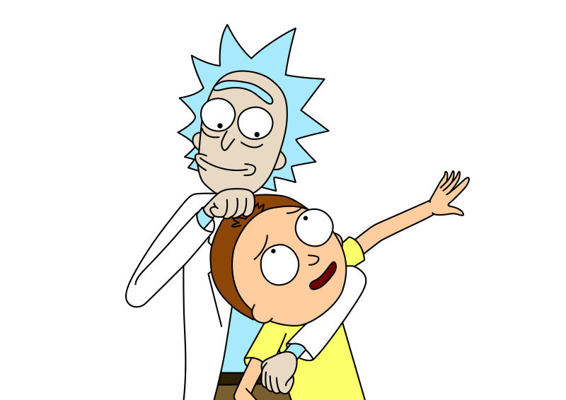 800x566 Rick And Morty Vector