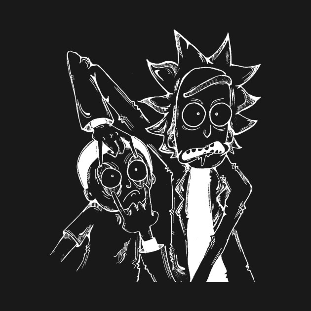 630x630 Rick And Morty White Vector Copy Rick And Morty