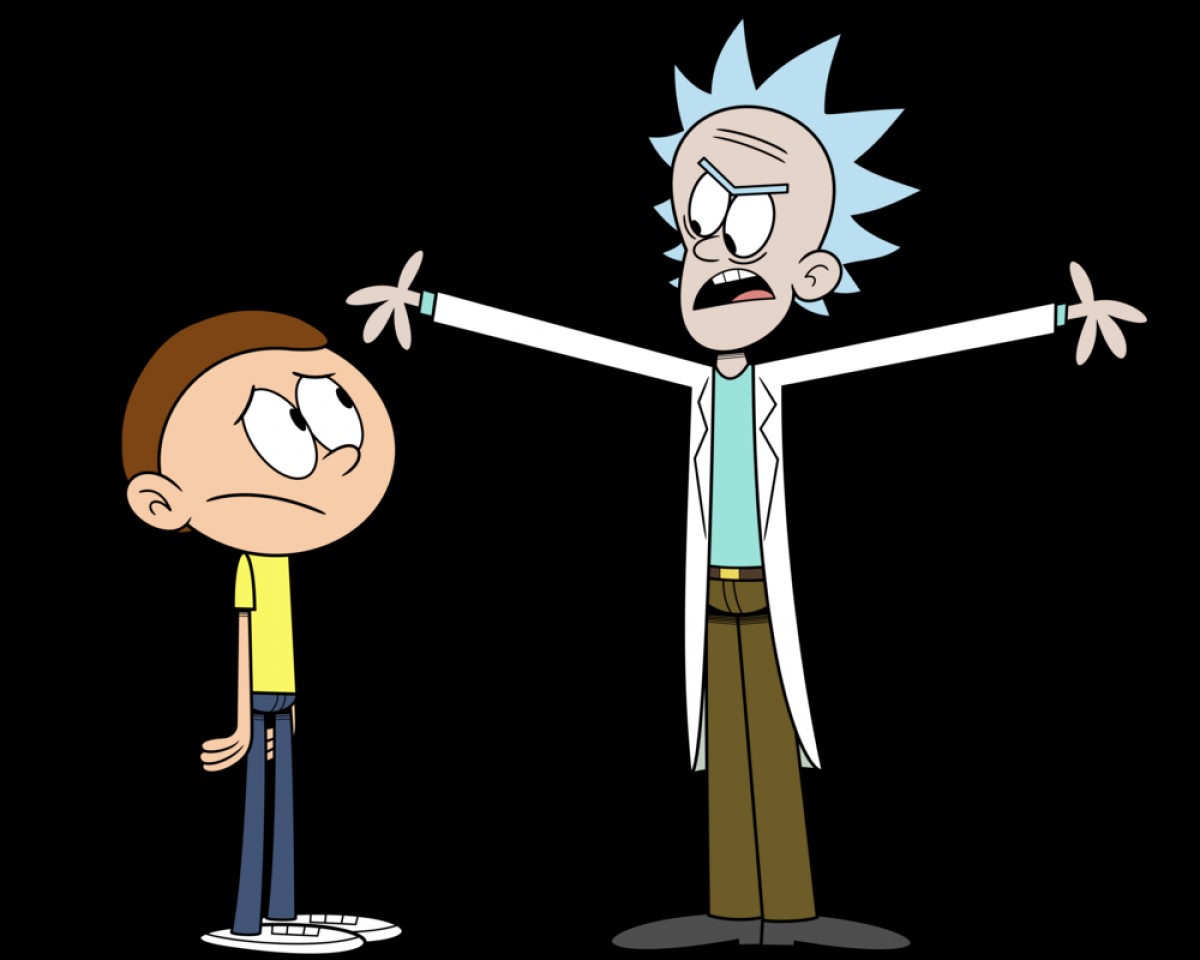 1200x960 Vector Rick And Morty Loud House Style Soidergi