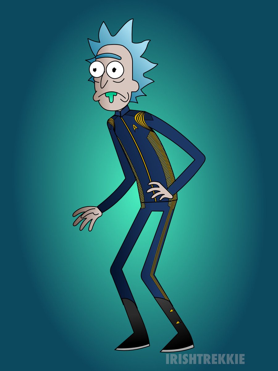 900x1200 Damien Dst On Twitter Star Trek Discovery And Rick And Morty