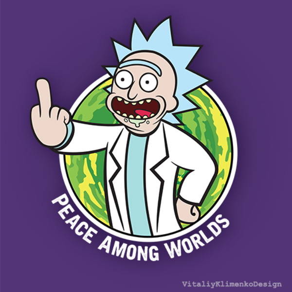 600x600 Peace Among Worlds! Rick And Morty Know Your Meme