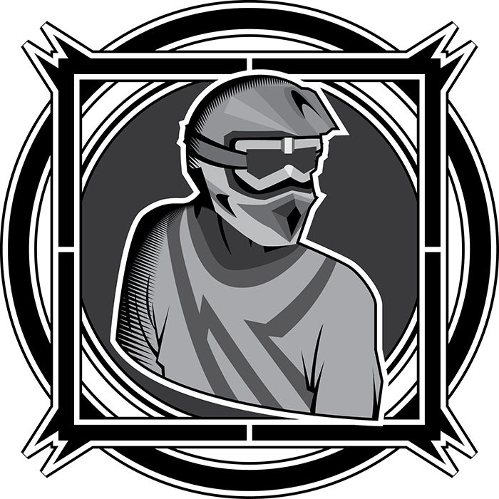 700x700 Motocross Rider Logo Vector Illustration Illustrator