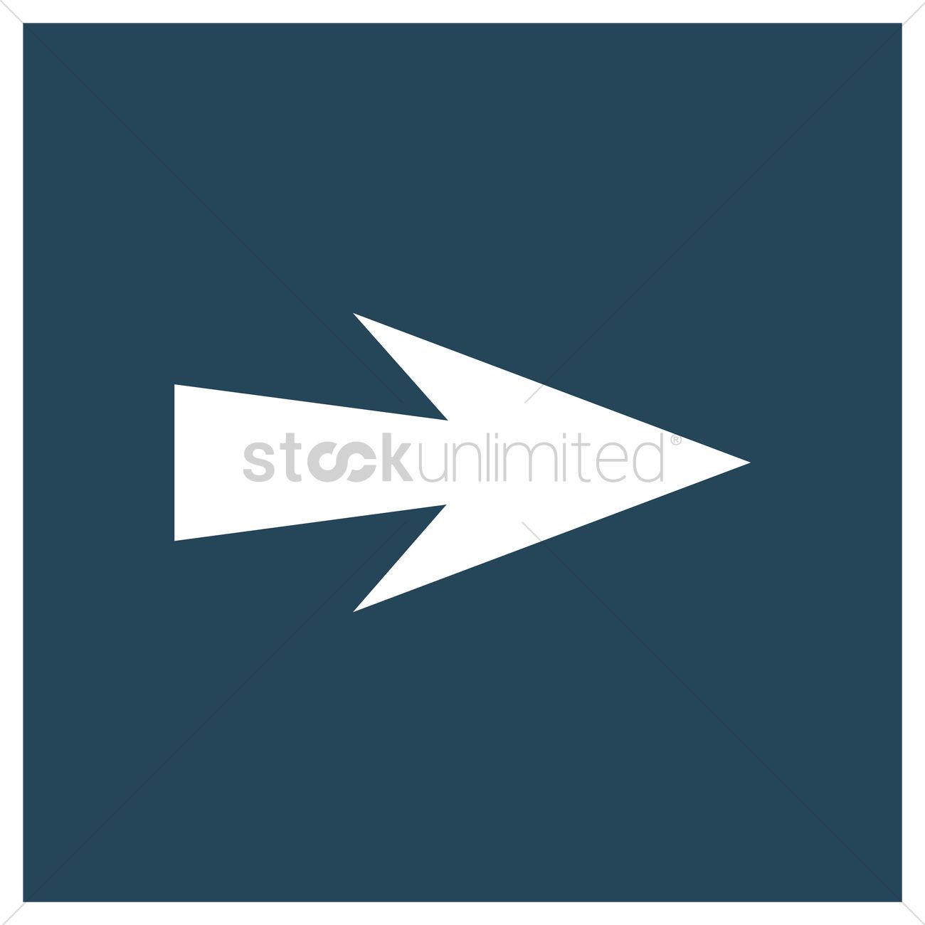 1300x1300 Right Arrow Vector Image