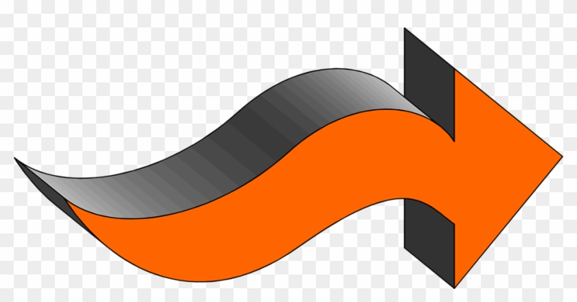 840x440 Curved Arrow Free Vector Clipart