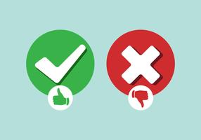 286x200 Right Wrong Free Vector Art