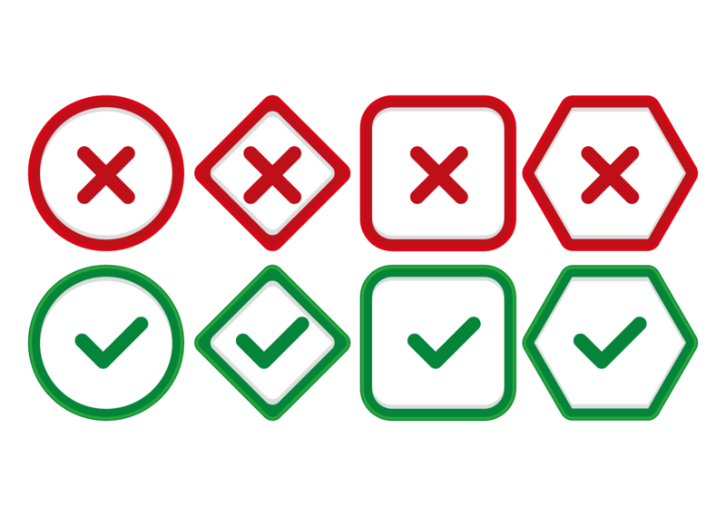 800x569 Download Free Png Fork Right Check Hook Wrong Vector Design